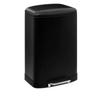 Poubelle de Cuisine en Métal "Ariane" 50L Noir