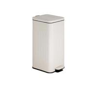 5five - poubelle nova avec pedale 30l beige 35x27x58 cm