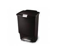Poubelle de cuisine en plastique Simplehuman 45 L NOIRE