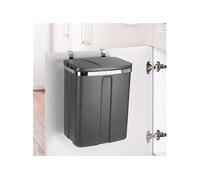 Wenko Poubelle de porte Wenko by Maximex Capacité 12 l Polypropylène 26×34×17 cm Gris