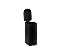 5 five simply smart Poubelle à pédale fine en métal Ariane Noir 30 l