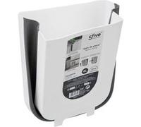 Poubelle rétractable 8L noir et blanc - 5 five simply smart