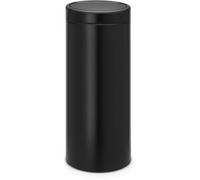 Poubelle de cuisine manuelle BRABANTIA Touch Bin new 30L matt black