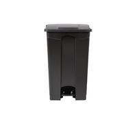 Poubelle de Cuisine Noire à Pédale 87 Litres