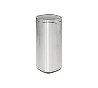 FIVE Simply Smart - Poubelle de cuisine Ouverture Pression Inox 50 L Argent Gris G