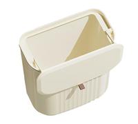 Poubelle de cuisine - Poubelle de cuisine avec couvercle, poubele de rangement murale avec couvercle | Adhésif arrière robuste multifonctionnel à grande bouche, stockage pour ingrédients, assaisonnem