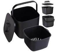 Poubelle de cuisine pour déchets organiques 7L et composteur