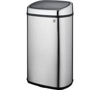Poubelle de cuisine push - CITY - KITCHEN MOVE - 58 L - Ouverture simple pression - Inox avec cerclage