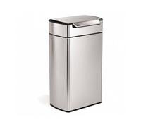 Poubelle de cuisine rectangulaire Simplehuman 40 L INOX