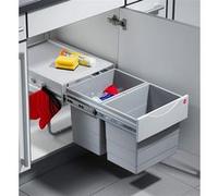 Poubelle de cuisine tri sélectif 2 bacs encastrable 40L (18+18) Hailo Raumspar Tandem G