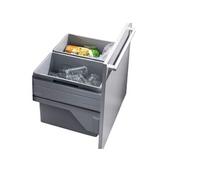 Poubelle de cuisine tri sélectif 2 bacs encastrable 60L (30+30) Hailo Euro Cargo S