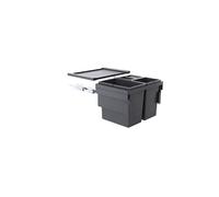 Hailo 3608631 Collecteur de déchets Cargo Synchro Slide 60.3/54 pour Armoire 600 mm de Large