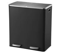 Poubelle de cuisine tri sélectif noir major