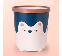 Poubelle De Grande Capacité, Corbeille à Papier, Poubelles à Motif Ours Mignon, Convient Sous le Bureau Et les Petits Espaces étroits Dans le Commerce, la Cuisine, le Bureau à Domicile(Grand Rose)
