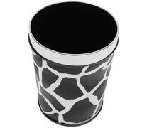 Poubelle de Grosse Capacité sans Couvercle, Style Rétro pour Bureau | PP et Cuir, Ouverture Large, Petite et Polyvalente, Usage Maison ou Bureau, Design Simple et Élégant