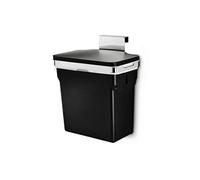 Poubelle de placard plastique noir 10 L Multicolore TS