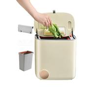 Poubelle de porte d'armoire de cuisine - Poubelle murale à compost | Poubelle suspendue sous l'évier pour salle de bain et placard pour camping