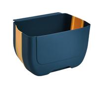Poubelle De Porte De L'armoire - Poubelle Pliable En Plastique, Récipient À Ordures De Cuisine | Poubellee De Cuisine Pliable 30x20x15 Cm Compacte Compacte Avec Couvercle Pour La Chambre