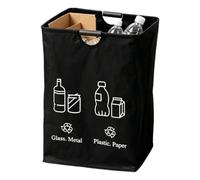 Poubelle de Recyclage | 82 litres conteneur de collecte de bouteilles | Sacs de recyclage réutilisables | Pour le tri et la collecte du papier et du carton, à la maison, au garage, en intérieur et