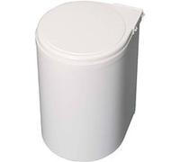 Poubelle 13L pour fixer le module de porte de la cuisine, blanc d'ouverture automatique du couvercle Emuca