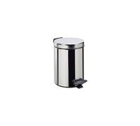 Rossignol Poubelle de salle de bain Cyjeu – 3 L – Inox