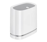 Poubelle de salle de bain avec couvercle à pression, poubelle couverte pour placement sur le côté des toilettes ou dans un coin, poubelle de salle d ' eau design compact et moderne, corbeille à avec