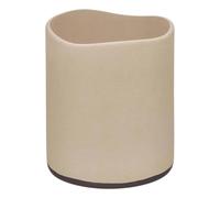 Poubelle de Salle de Bain en Résine "Olea" 5L Beige