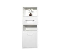 Poubelle de salle de bain encastrée étanche en acier inoxydable pour douche, niche, gain de place, organiseur de rangement pour cuisine, salon, chambre à coucher, 860 x 300 x 140 mm