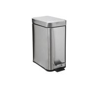 Paris Prix Poubelle rectangulaire 5 L Inox Argent G