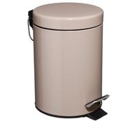 Paris Prix Poubelle métal Colorama ronde 3 litres Taupe