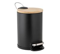 Douceur d'Intérieur – Poubelle de salle de bain Mobelle – 3 L – Noir – G