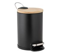 Douceur d'Intérieur – Poubelle de salle de bain Mobelle – 3 L – Noir – G