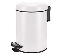 Poubelle de Salle de Bain One - Blanc - Matériau : Acier Inoxydable/PP - Taille : Seau 3 litres