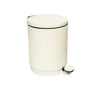 Paris Prix – Poubelle de salle de bain Onyx – 5 L – Beige lin