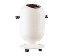 Poubelle de salle de bain - poubelles à litière imperméable | 15L Les déchets de déchets de cuisine peuvent | Bac de recyclage de l'organisateur de stockage avec roues pour le restaurant de bureau app