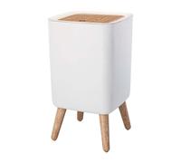 KITCHEN MOVE Poubelle sur pied de salle de bain touch 10L MALMO SQUARE Couleur bois