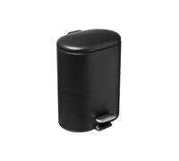 5five - Poubelle Soft Close métal 6l siliflex Noir