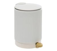 Poubelle de Salle de Bain "Solis" 3L Blanc