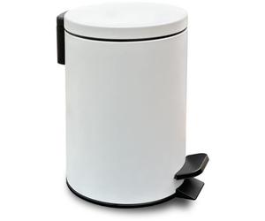 Poubelle de SDB - TODAY - UTILITY - 3 L - Ø 17 x x H 25 cm - Polypropylène - Soft White