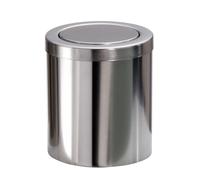 Decor Walther Poubelle de table DW 1240 acier inoxydable H x Ø 16x14,5cm