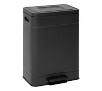 Poubelle de Tri 2 Bacs "Nova" 2x30L Noir