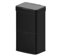 Poubelle automatique tri sélectif NARVIK noir 75L