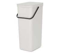 Poubelle de tri Brabantia Sort & Go 40 L blanc