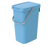 Poubelle Poubelle avec Couvercle 12L Recyclage Poubelle Plastique Bleu Systema