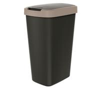 Poubelle de tri Keden COMPACTA Q corbeille à clapet - marron clair 45l
