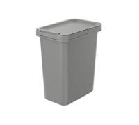 Poubelle de tri Keden SYSTEMA - gris lisse 12 litres