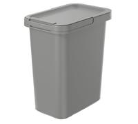 Poubelle de tri Keden SYSTEMA - gris lisse 12 litres