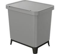 Poubelle de tri Keden SYSTEMA - gris lisse 29 litres Gris G
