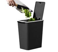 Poubelle de tri pour cuisine Conteneur de recyclage 13 L avec couvercle