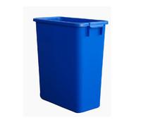 kaiserkraft Récipient multi-usages - Volume : 60 l - L x l x H : 555 x 280 x 590 mm - Bleu